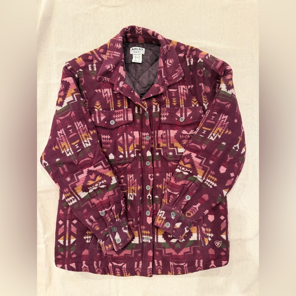 Ariat Maroon Quilted Jacket